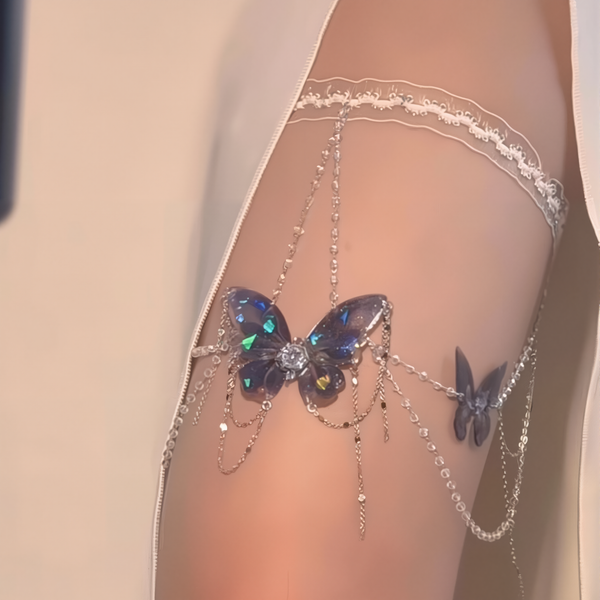 Luminous Pearl Grace Leg Chain